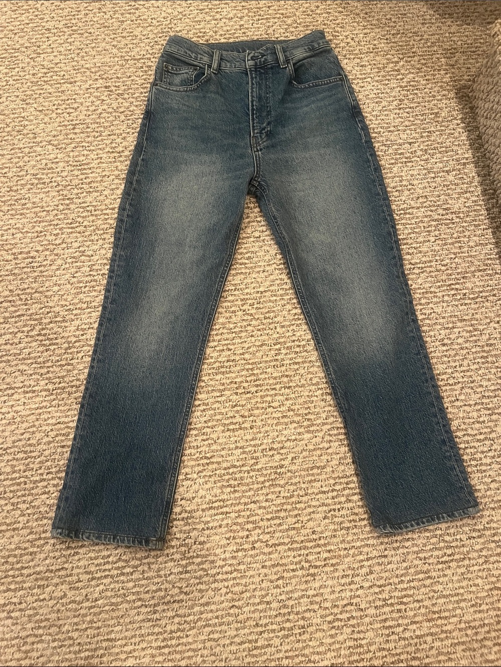 Reformation Women's Straight-Leg Jeans in Blue Wash